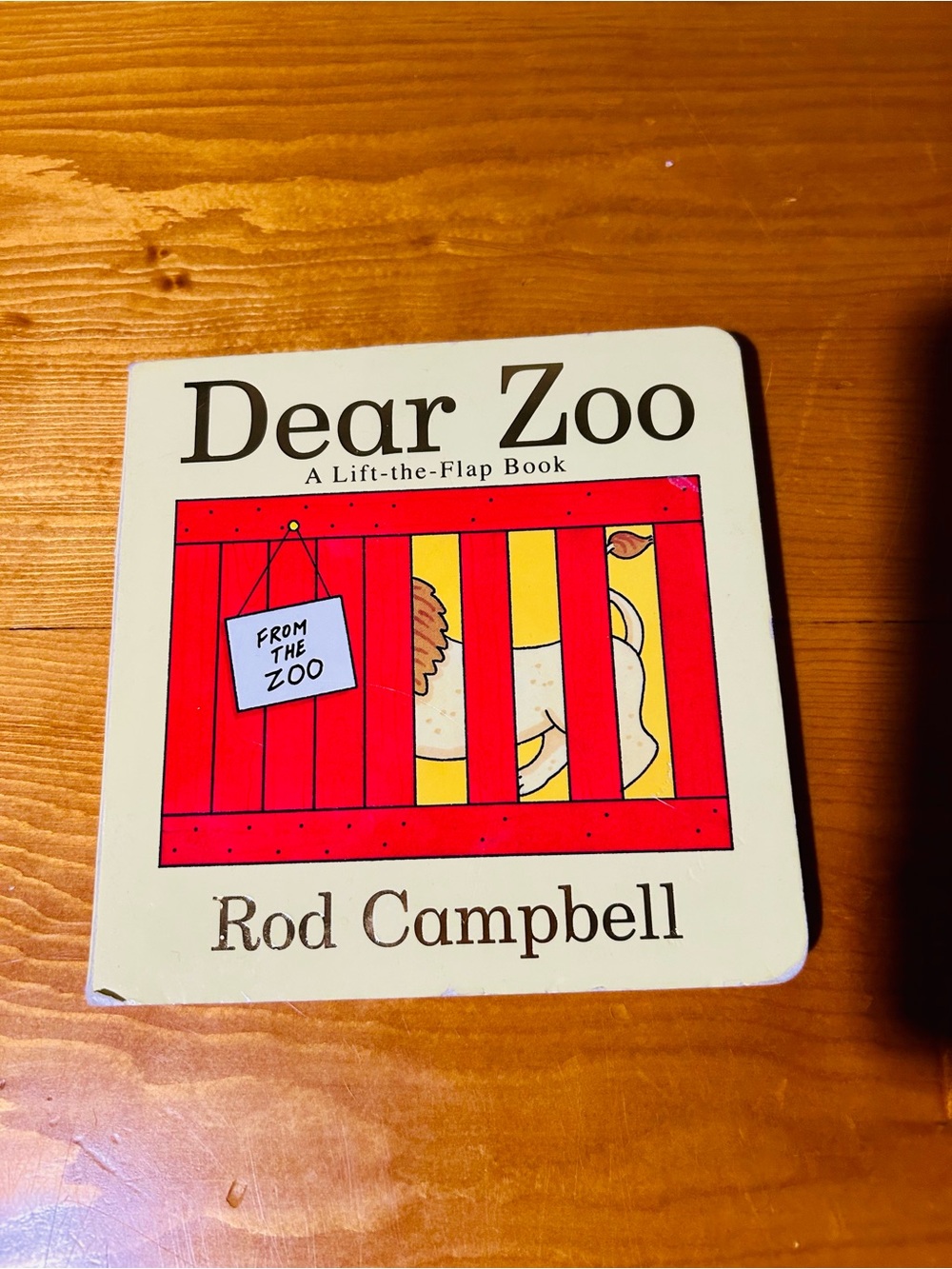 (3/$10) Dear Zoo Lift-the-Flap Book - White with Red Accents